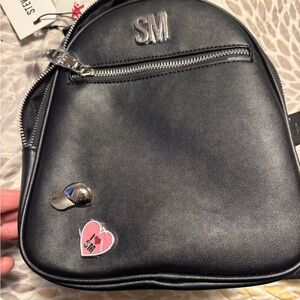 Black Steve Madden Backpack/Purse